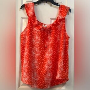Cato Red/White Sleeveless top 18/20W